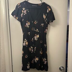 Abercrombie & Fitch Blue Flutter Sleeve Sundress